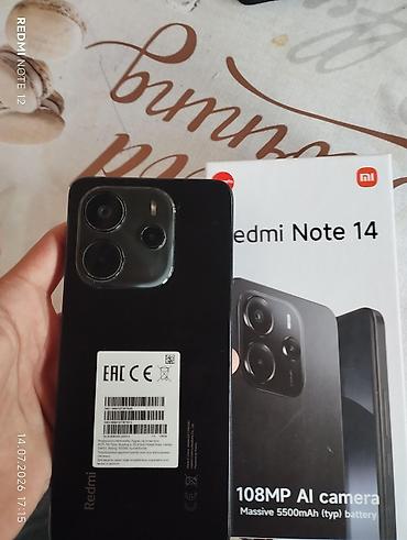 14 128: Redmi Note 14, 128 GB, rəng - Qara, İki sim kartlı — 2