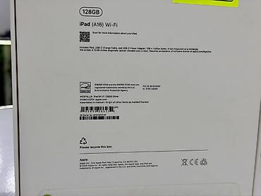 16 gb: Apple iPad (A16) Wi‑Fi, 128 ГБ — модель A3354, цвет Silver Ключевые — 2