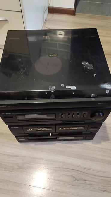 Другая аудиотехника: SHARP муз.центр Винтажный, без колонок, аукса нету, проигрыватель — 3