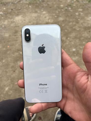 ip 9 plus: IPhone X, Gümüşü, Face ID — 1