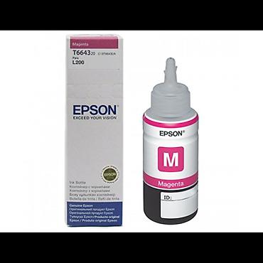 dtf printer epson: Epson T6643 664 Magenta 70 ml original mürəkkəb şüşəsi Epson EcoTank — 1