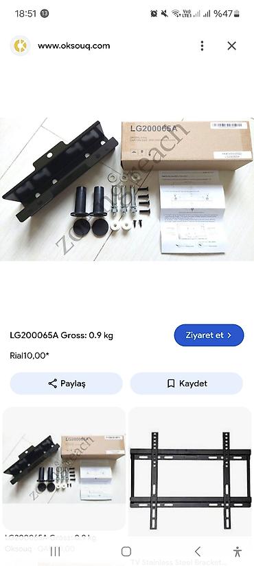 xiaomi redmi 6: Kronşteyn Hisense LG200065A – divara quraşdırılan TV asqısı yenidir — 4