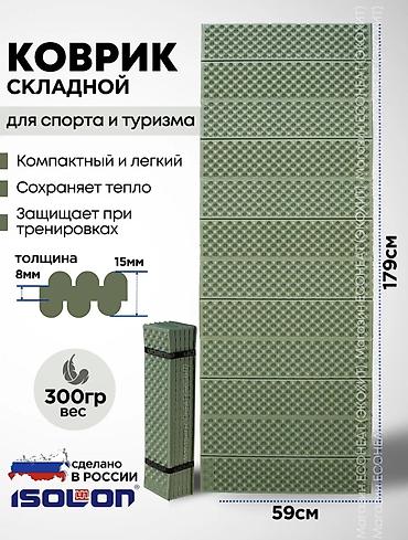 Складной туристический коврик-пенка (сидушка/каремат Z-образный) -