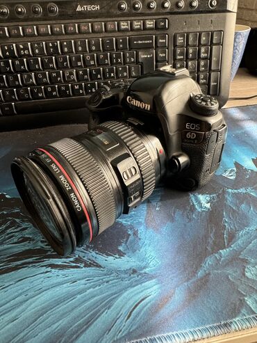 поко f4 цена в бишкеке: Canon 6d mark ii ef 24-105 F4 IS L с объективом Комплект 2 батареи