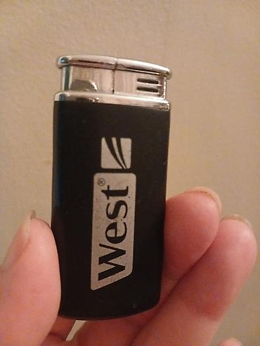 Qəlyanlar və tütün qızdırıcıları: Qazlı alışqanlar dəsti - 3 ədəd müxtəlif dizaynlı alışqan: - “West” — 2