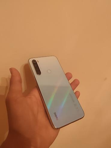 iphone x kreditle satisi: Redmi Note 8, 64 GB, rəng - Mavi, Barmaq izi — 4