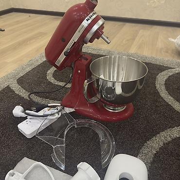тестомес ош: Планетарный миксер KitchenAid в классическом красном цвете — 2