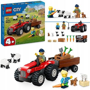 фермер: LEGO City 60461 Tractor with Trailer — набор из 116 деталей для — 2