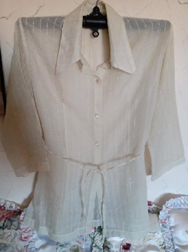 ženske tunike i košulje: Tunika nov zenska,krem. br 42.obim grudi do 100.duz. 72cm