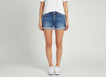 krótkie spodenki damskie bojówki: Shorts for women, size S