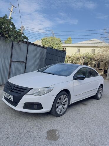 Volkswagen: Tecili!!! Volkswagen CC, ağ kuzov və açıq rəngli-süet/deri — 25