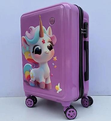 Rančevi, torbe i koferi: Dečji koferi – set 2 komada, motiv jednoroga - Tvrda školjka u — 13