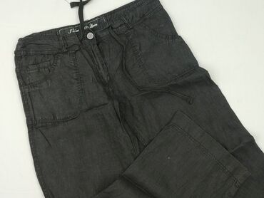 Women's Clothing: Material trousers for women, size M (EU 38)