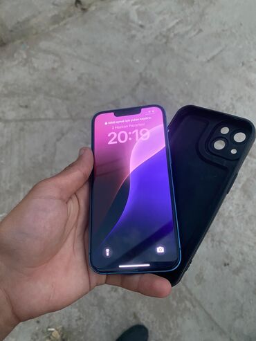 IPhone 13, 128 GB, Mavi, Zəmanət, Face ID, Sənədlərlə