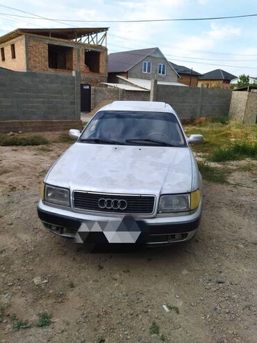 кофр на крышу автомобиля: Представлен универсал Audi 100 Avant в серебристом цвете с