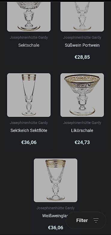 Ostali antikviteti: Luksuzne kristal case za vino1955/56 god,rucni rad — 4