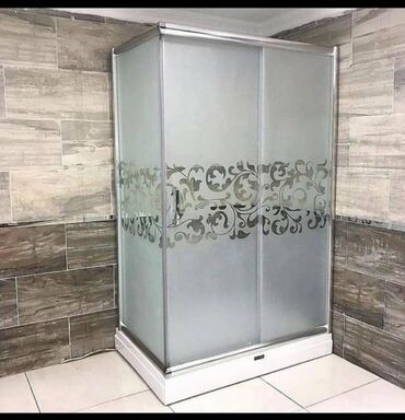Duş kabinaları, arakəsmələr: Yeni Üstü açıq kabina, Künc üçün, Pulsuz çatdırılma — 7
