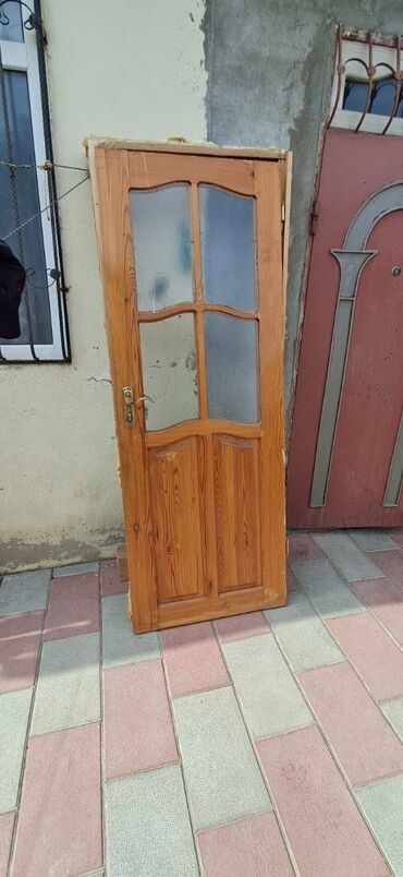 qapi otag: İşlənmiş Otaq qapısı 90x200 sm Zamok ilə, Zəmanətli, Ödənişli çatdırılma