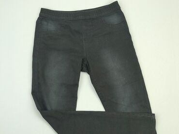 czarne t shirty z koronką: Jeans, Beloved, S (EU 36), condition - Good