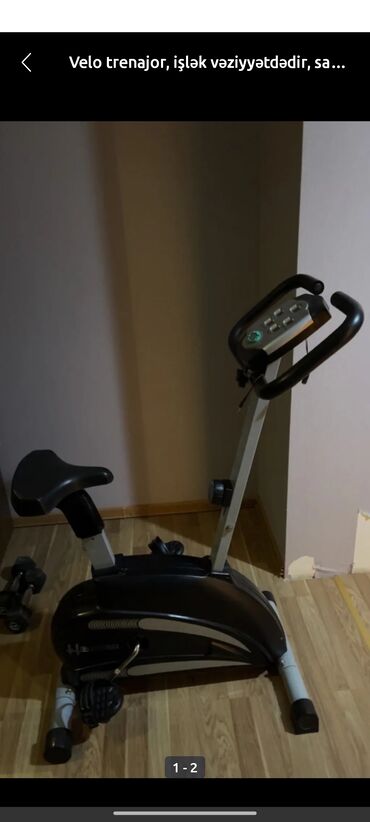 Velotrenajorlar: Stasionar velo-trenajor - Yığcam, evdə kardio üçün ideal model -