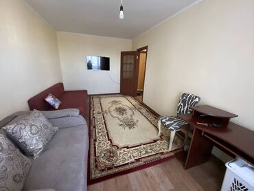 1 комнатная квартира бишкек снять долгосрочно: 1 комната, Агентство недвижимости, Без подселения, С мебелью полностью