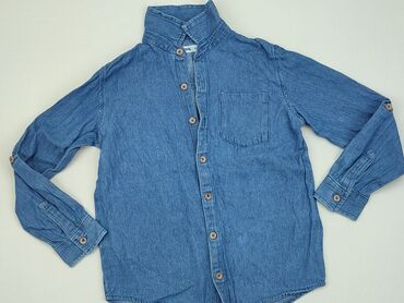 springfield koszula: Shirt 10 years, condition - Very good, pattern - Monochromatic, color - Blue