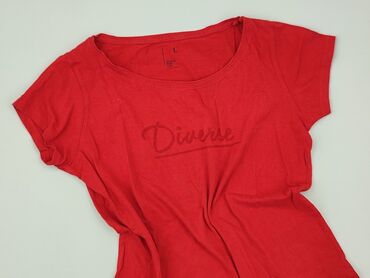 koszula z cyrkoniami zara: Women`s T-shirt, Diverse, size L (EU 40)