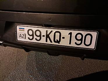 Nəqliyyat: AZ dövlət nömrə nişanı: 99-KQ-190 - Format: 99-KQ-190 - — 1