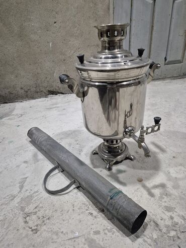 işlenmiş samavar: İşlənmiş Od Samovar, 5 l, Ünvandan götürmə