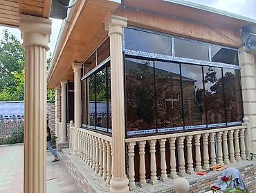 balkon penceresi: PVC və alüminium şüşələndirmə xidməti - Eyvan, terasa və eyvanların — 2