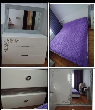 Rəflər: İkinəfərlik çarpayı, Dolab, Termo, 2 tumba, İşlənmiş