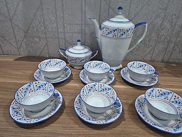 Дом и сад: Чайный набор, цвет - Белый, Фарфор, 6 персон — 1