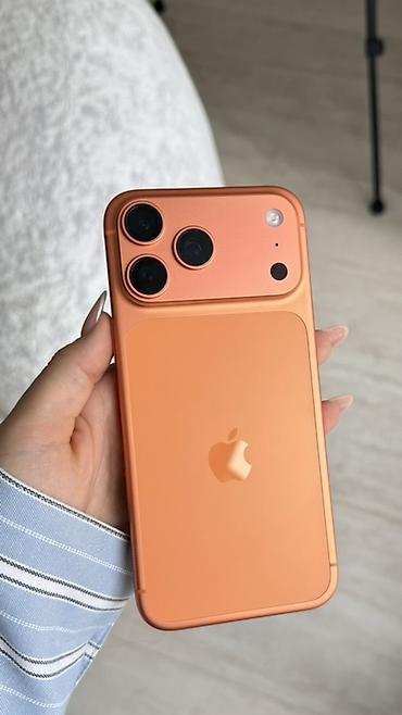 IPhone 17 Pro Max, Б/у, 512 ГБ, Оранжевый, Чехол, Коробка, 97 % at lalafo.kg IPhone 17 Pro Max, Б/у, 512 ГБ, Оранжевый, Чехол, Коробка, 97 %