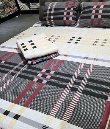 Комплекты постельного белья: Постельное бельё, 100% хлопок, постельное бельё, наволочки, подушки — 34