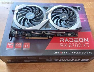 видеокарты gddr3: Видео карта, Колдонулган, MSI, Radeon RX, 12 ГБ, ПК үчүн