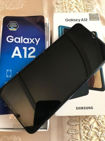 samsung galaxy a72 qiymeti: Samsung Galaxy A12 | 32 GB | rəng - Göy