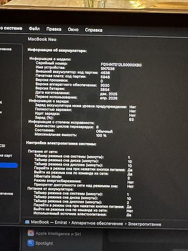 macbook pro 1278: Apple MacBook neo(серебристый) Характеристики по скриншотам системы — 4