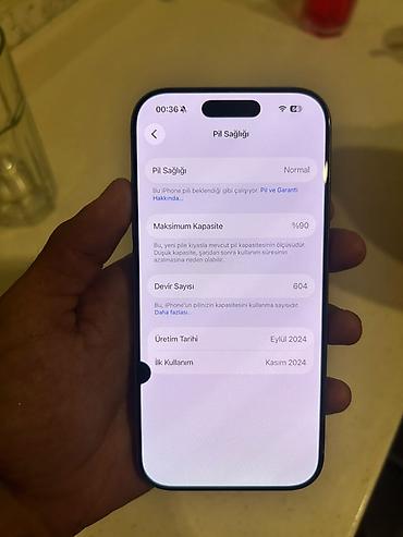 ıphone 16 pro ikinci el: IPhone 16 Pro, 128 GB, Gümüşü, Face ID — 5
