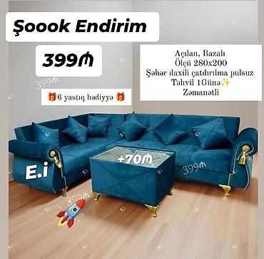 divan almaq: Künc divan, Yeni, Açılan, Bazalı, Parça, Şəhərdaxili pulsuz çatdırılma — 3