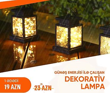 lanpalar: Yeni, Günəş lampası, Zəmanətsiz, Ünvandan götürmə, Ödənişli çatdırılma — 5