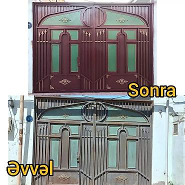 Ворота и комплектующие: Darvazalari̇n renglenmesi̇ temi̇r xidməti baki sumqayit ərazisində — 2
