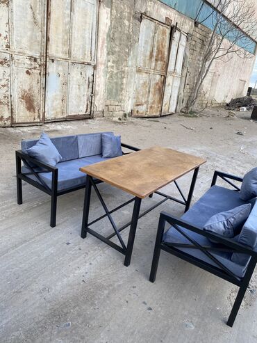 hesir: Новый, Прямоугольный стол, 2 стула, Нераскладной, Со скамейками, Плетеный, Азербайджан