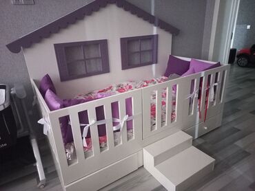 Təknəfərlik uşaq çarpayıları: Qız üçün, Yeni, Çarpayı, Matras ilə, Siyirməsiz