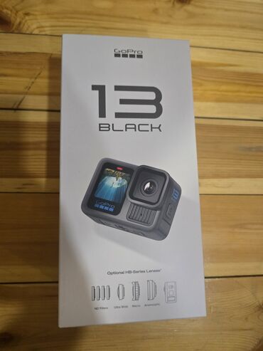 Videokameralar: GO PRO 13 BLACK 
Go pro 13
gopro13 black
təp təzədi paketi açılmayıb