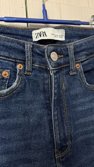 джинсы zara оптом: Джинсы Zara, XS (EU 34), S (EU 36), цвет - Синий