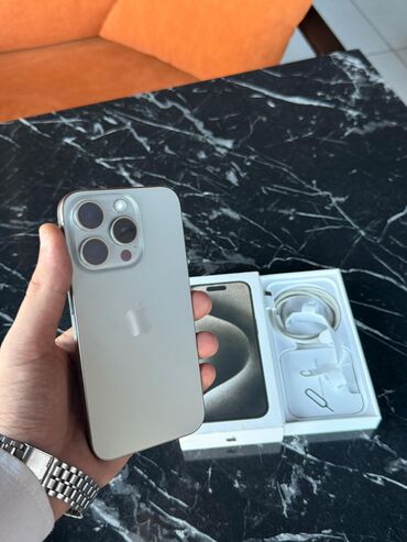 пятиминутка купить в баку: IPhone 15 Pro, 128 ГБ, Natural Titanium