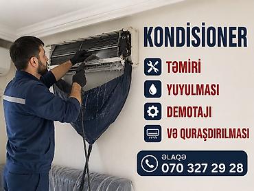 Услуги: Kondisioner xidmətləri - Təmir: nasazlıqların diaqnostikası və — 1
