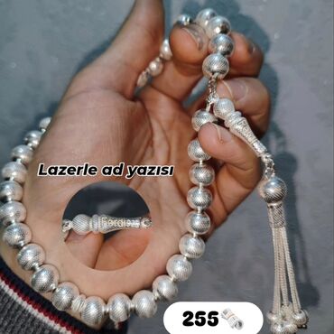 Təsbehlər: Məhsul: Gümüşü aksesuarlar və təsbeh kolleksiyası - Gümüş təsbeh — 1