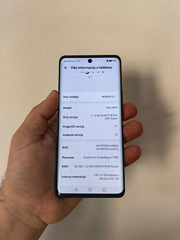 xbon srbija: Honor 50 dual sim, otključan za sve mreže, sa 8/256 gb memorije, dobro — 4