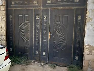 Təmir və tikinti: Dəmir darvaza və pəncərəli qapı komplekti - Material: qalın metal — 2